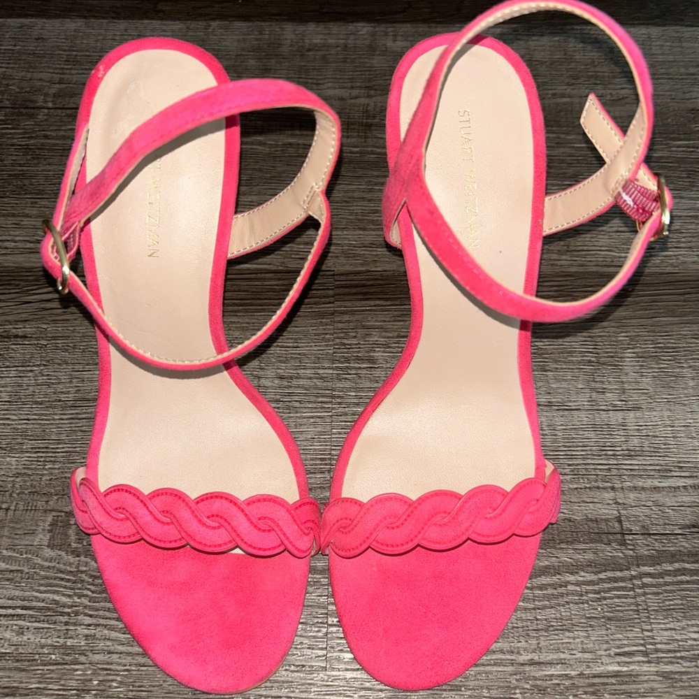 Stuart Weitzman Vibrant Pink Sandals